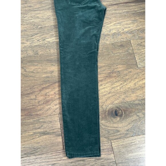 CABI High Skinny Cord Jeans Hunter Green Sz 4 #3743 EUC - Picture 4 of 7